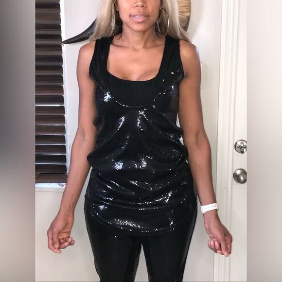 Kardashian Kollection Sequin 2 Piece Pants Set A43 - Picture 3 of 8